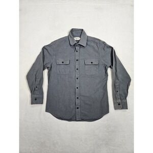 Taylor Stitch Yosemite Shirt Slate Size 38 (M) Flannel Outdoors Chest Pockets